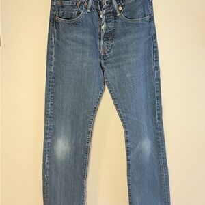 Levi's Straight Fit Blue Jeans